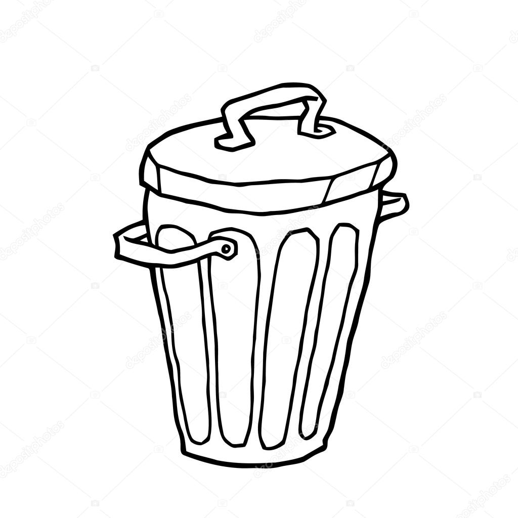 Trash Can Dumpster Stock Vector C Annasuchkova 78050844