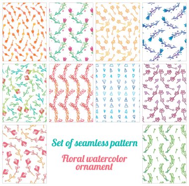 floral colorful patterns clipart