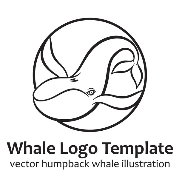 Greenland right whale — Stock Vector