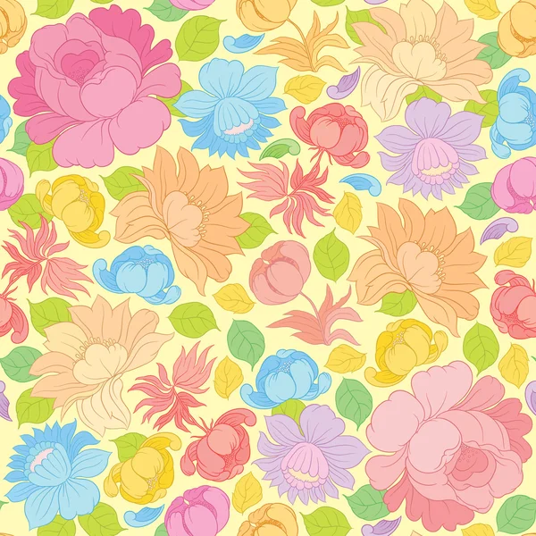 Floral seamless pattern — Stock Vector