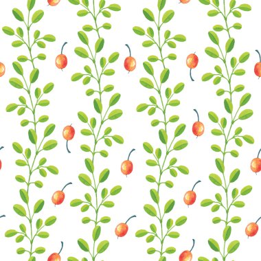 Şube ve çilek ile Seamless Modeli