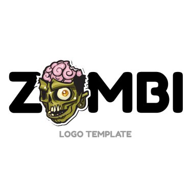 çizgi film zombi kafa