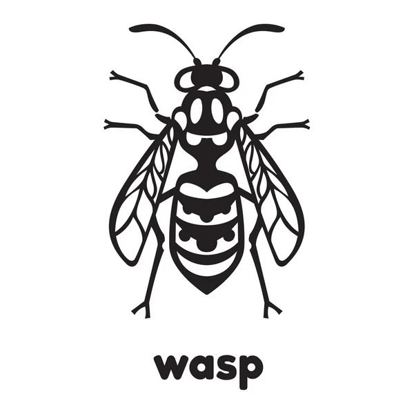 Wasp Bee Hornet illustration — Stock Vector