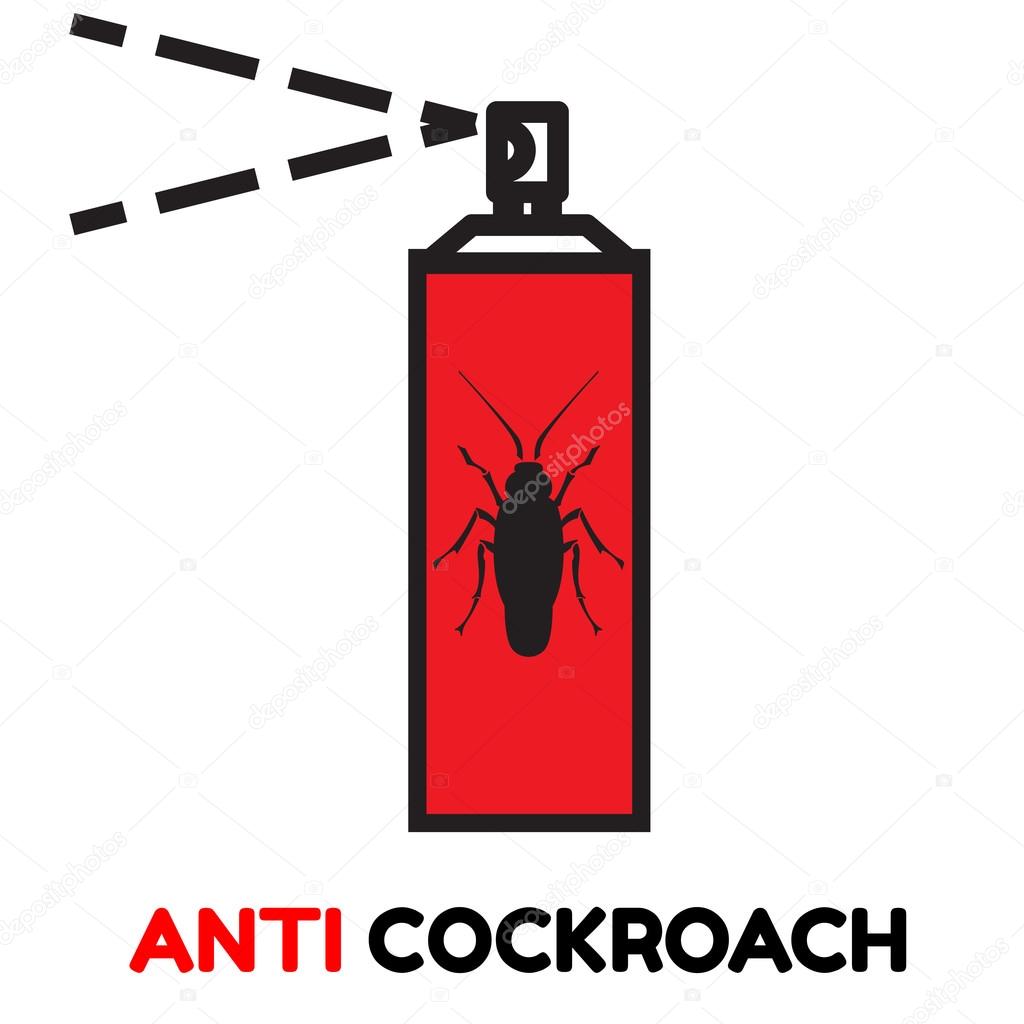 packaging of insecticide with image cockroach