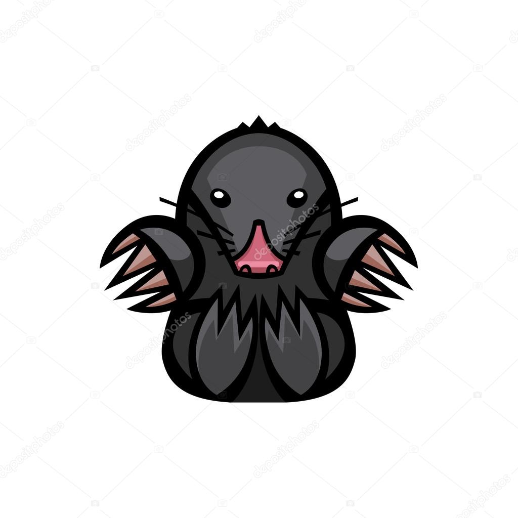 mole pest animal illustration