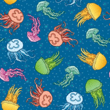 denizanası sorunsuz arka plan