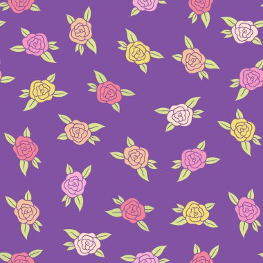 Kusursuz çiçek desenli arkaplan