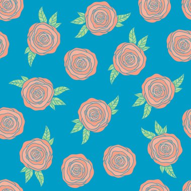 Kusursuz çiçek desenli arkaplan