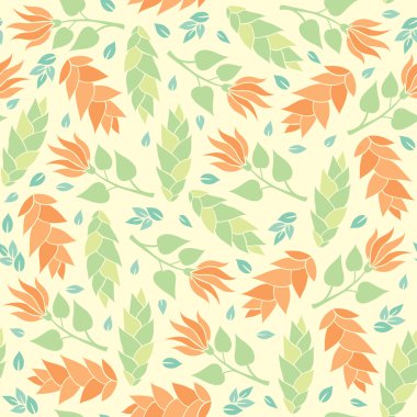 Kusursuz çiçek desenli arkaplan