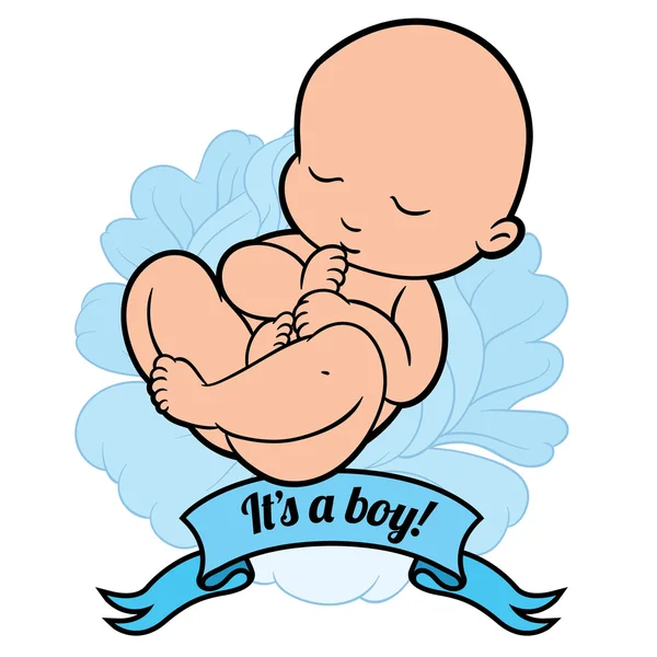 Bebé recém-nascido —  Vetores de Stock