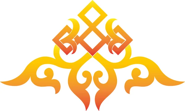 vektör, oryantal Çince süsleme, Asya geleneksel desen, siluet, kesme çiçek vintage öğe Orta Asya süsleme, aplike iş, Moğol süsleme