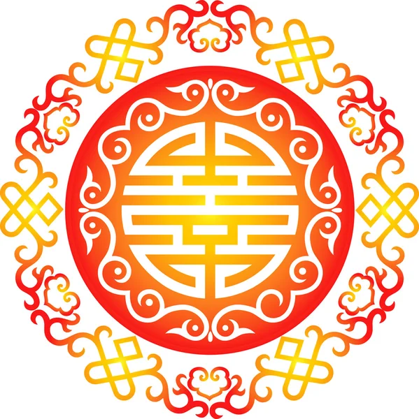 vektör oryantal Çince süsleme Asya geleneksel desen çiçek vintage öğe siluet süsleme Orta Asya aplike iş t-shirt Moğol süsleme için kesmek