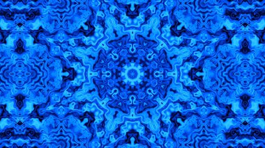 Peri kışı kaleydoskop süsü arka planı