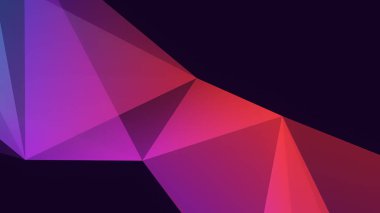 Soyut dinamik çokgen şekilli renkli geometrik arkaplan