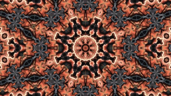 Tesselled Fairytale kaleydoskop arkaplan deseni eşmerkezli simetri