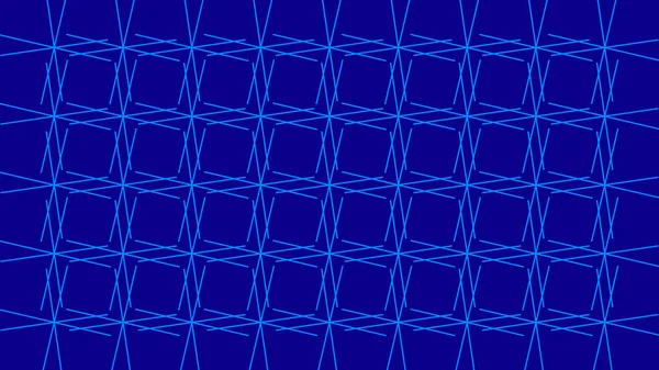 Шаблон Пересекающимися Линиями Синем Фоне — стоковое фото