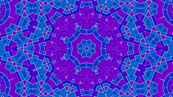Parlak renkli elementlerle soyut geometrik kaleydoskop arkaplanı 
