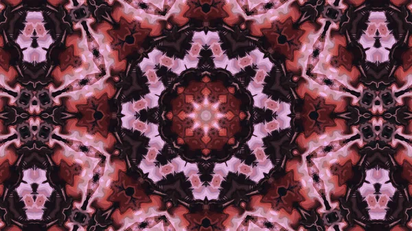 Fairytale Kaleidoscope Background Pattern Central Symmetry — Stock Photo, Image