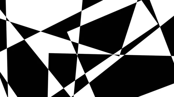 Modern Minimal Geometri Svart Vit Bakgrund Koncept Med Skär Polygoner — Stockfoto