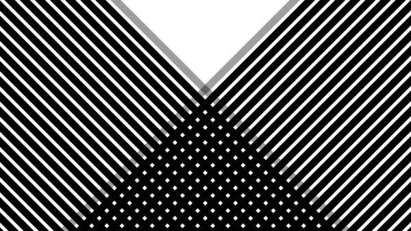 Çapraz çizgileri olan soyut siyah-beyaz geometrik arkaplan