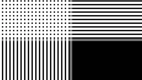 带有白色交叉条纹的抽象黑色几何背景 — 图库照片
