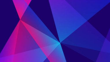 Soyut renkli geometrik arkaplan. Etkileşen üçgen şekiller
