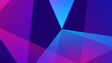 Parlak dinamik üçgenli soyut geometrik arkaplan sanatı