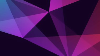 Dinamik üçgen şekilli geometrik arkaplan. Enerji kavramını şekillendirir