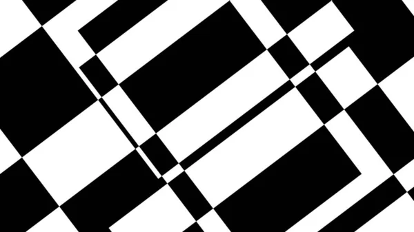 ダイナミック回転最小限の黒と白の幾何学的背景 — ストック写真