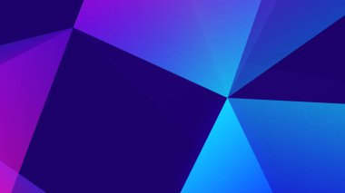 Dinamik üçgen gradyan şekilli soyut geometrik arkaplan. Şekil etkileşimi ve denge kavramı