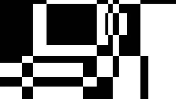 Płaskie Minimalistyczne Tło Geometryczne Czarno Białymi Prostokątami — Zdjęcie stockowe
