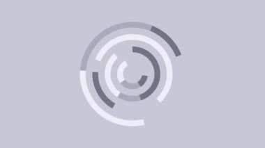 Gri arkaplandaki veri değişikliğinin döngü canlandırması