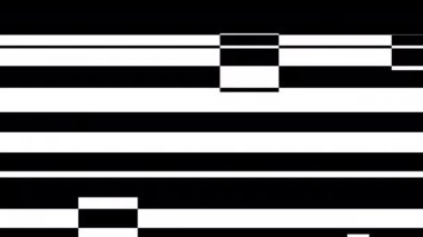 Dikdörtgen ve çizgili döngü arkaplan canlandırmasına sahip soyut veri tarama kavramı