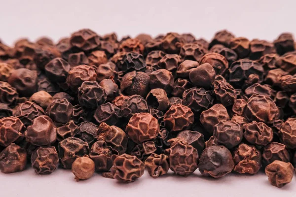 Macro Shot Black Pepper Beads — Stock Photo, Image