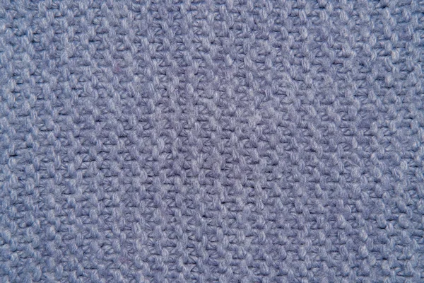 Mavi yün örgü doku arkaplanı