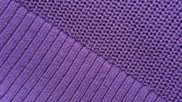 Фиолетовый Трикотаж Текстуры Кабеля — стоковое фото