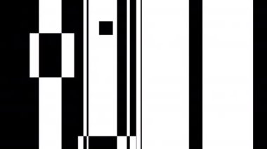 Dikdörtgenlerin ve dikey çizgilerin soyut dinamik döngü arkaplan animasyonu