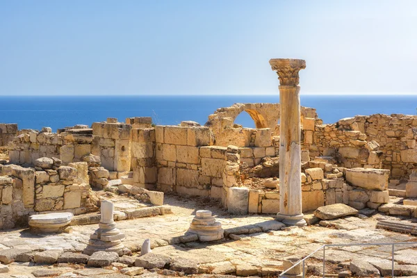 Limassol District. Cyprus. Ruïnes van oude Kourion — Stockfoto