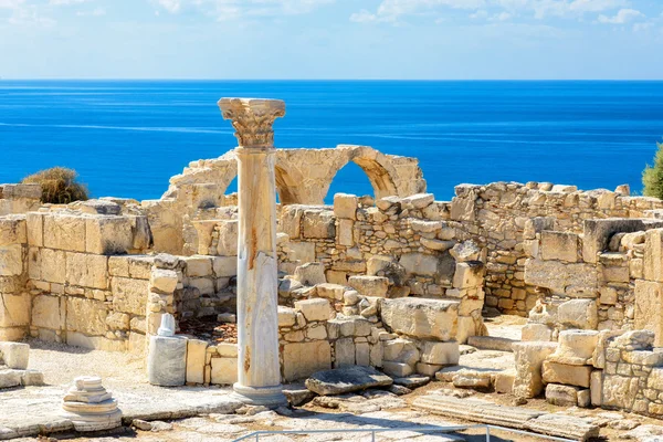 Cypr ruiny dawnych Kourion. Dystrykt Limassol. — Zdjęcie stockowe