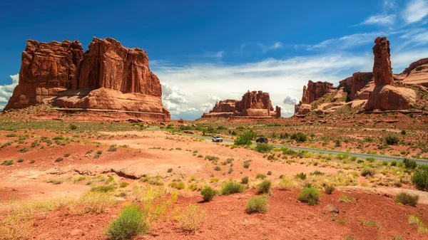 American road in Arches National park, Utah — Stock Photo, Image