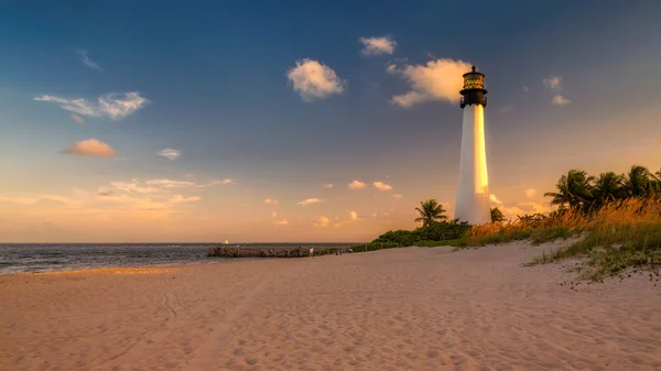 Cape Florida Lighthouse, Miami, Flórida — Fotografia de Stock
