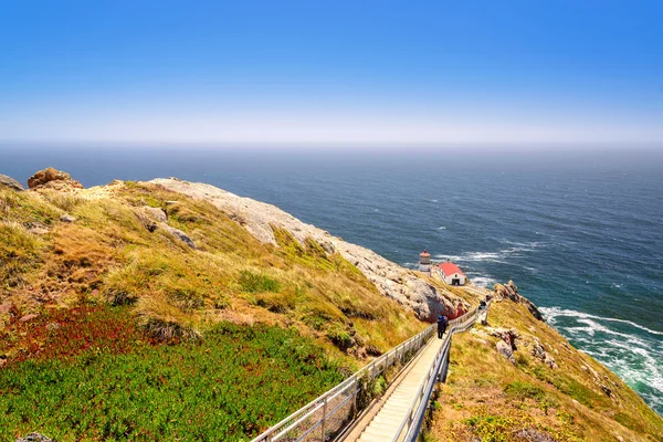 View of the Point Reyes Lighthouse, California — Stock Photo, Image