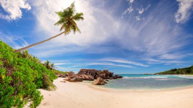La digue, Seyşeller, en güzel plajı