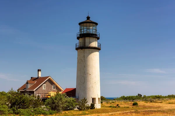 Highland маяка в Труро на Cape Cod в штаті Массачусетс. Гонка скерувати світло. — стокове фото