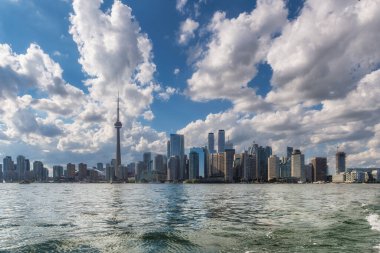 Toronto City Skyline, Ontario Gölü, Toronto, Kanada