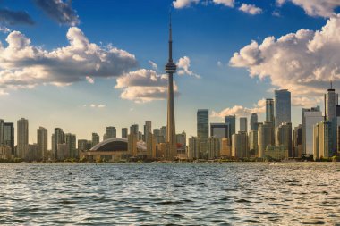 Toronto City Skyline, Ontario Gölü, Toronto, Kanada