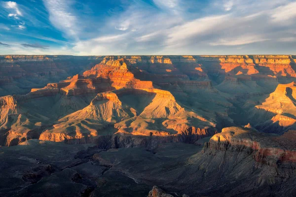 Famoso Grand Canyon Pôr Sol Arizona Eua — Fotografia de Stock