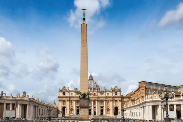 Basílica San Pedro Plaza San Pedro Vaticano Roma Italia — Foto de Stock