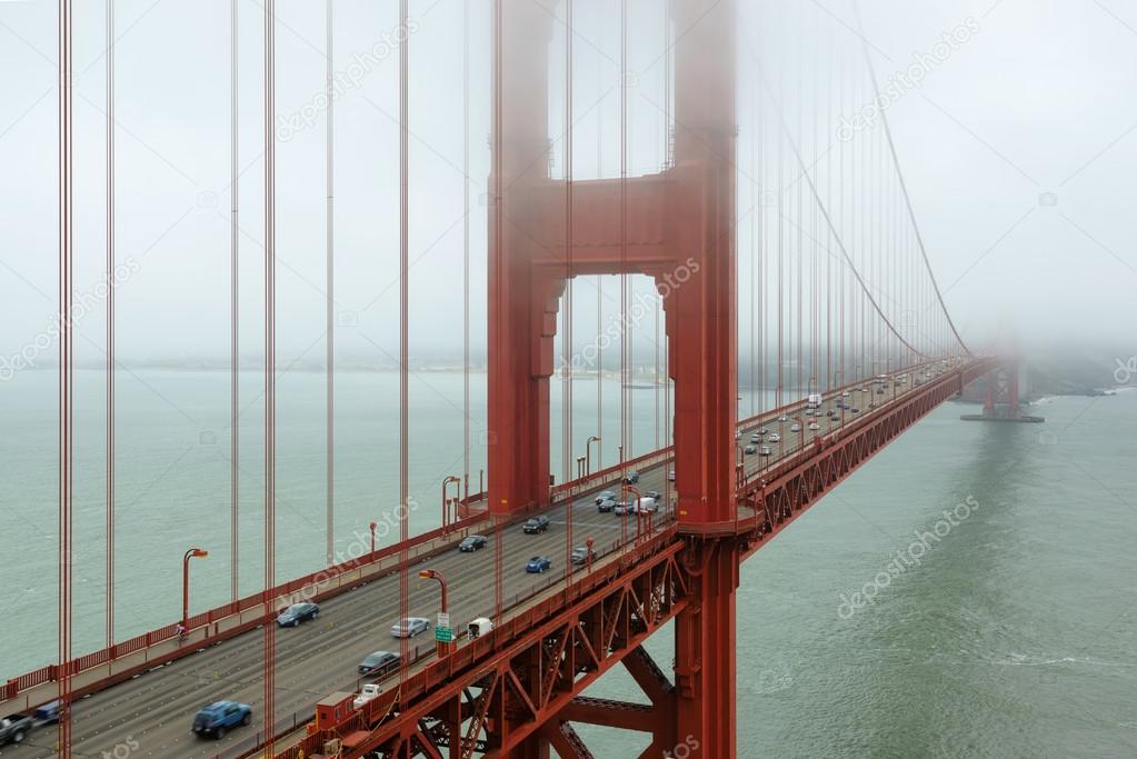 Fog, Golden Gate bridge, San Francisco