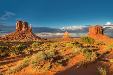 Çöl Monument Valley anıtlar.